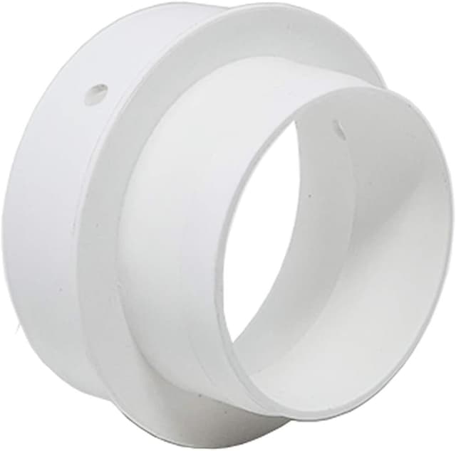 Detalle de Kair Ducting Reducer 100mm to 80mm reduction connector for extract fans and ventilation systems