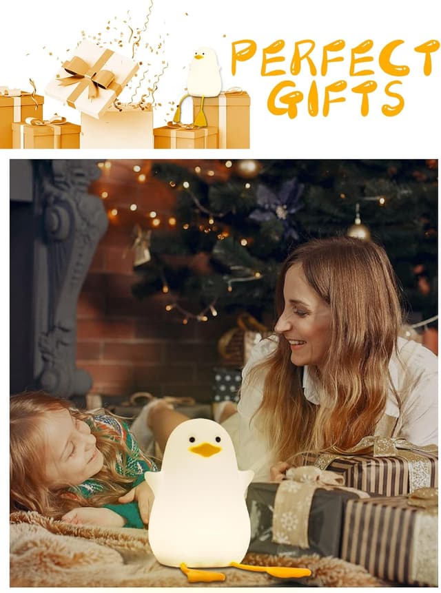 Detalle 1 de Duck night light for kids, USB LED