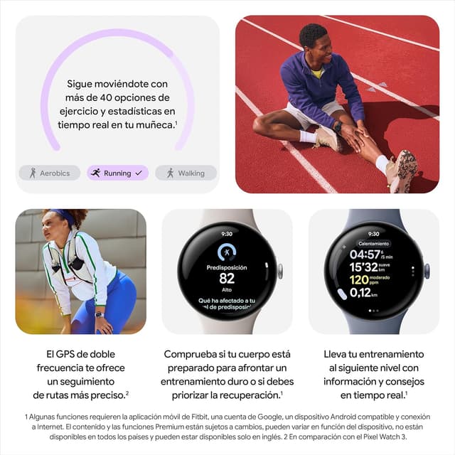 Thumbnail 6 de Google Pixel Watch 4 41 mm smartwatch LTE