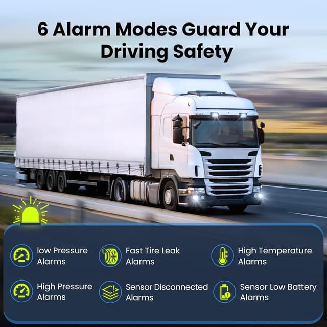 Thumbnail 4 de GUTA Tire Pressure Monitoring System for RV & Trailer 0-188 PSI