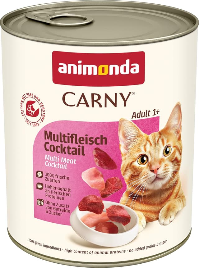 Detalle de animonda Carny Adult cocktail multi-carne, cibo umido per gatti 6 x 800 g