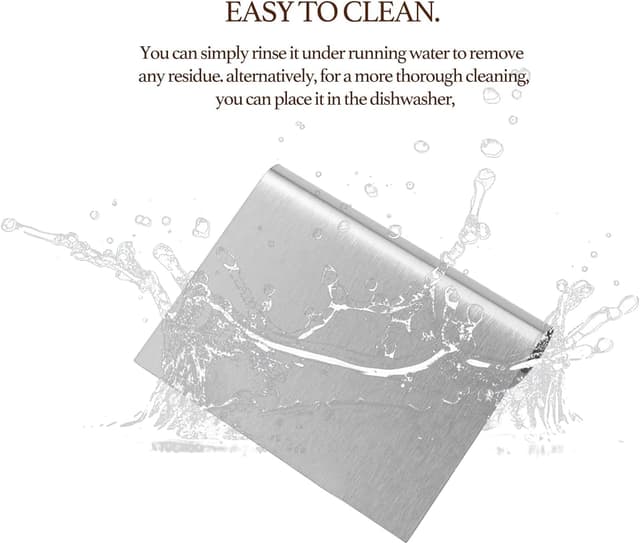 Thumbnail 6 de Midgreyeye 2 Rasqueta de Masa 🍰 Acero Inoxidable con Escala