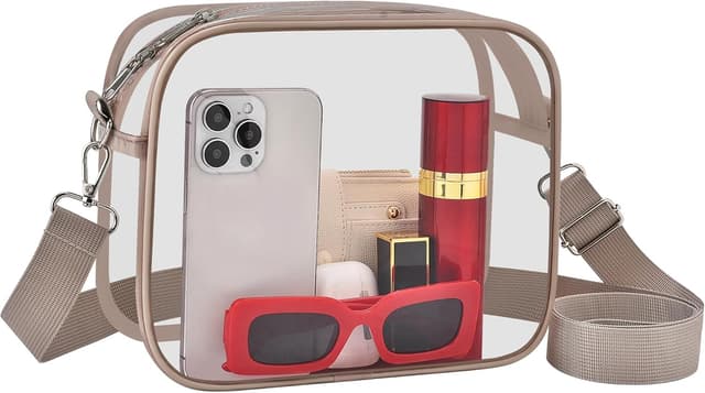 Detalle de Busiuw Clear Stadium Event Bag (6 x 7.5 x 3 in) for Sports Fans