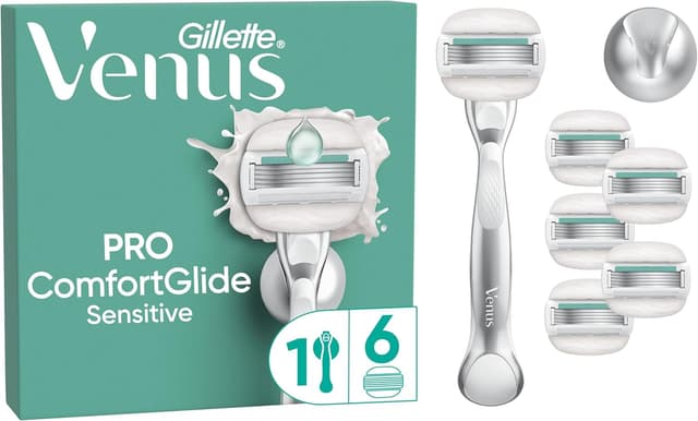 Detalle de Gillette Venus Pro ComfortGlide 6 recharges rasoir 🪒
