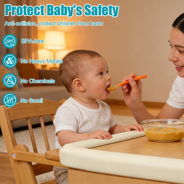 Detalle 1 de Vicloon Kantenschutz U-förmig (2 x 2 m) aus NBR, selbstklebend – Beige