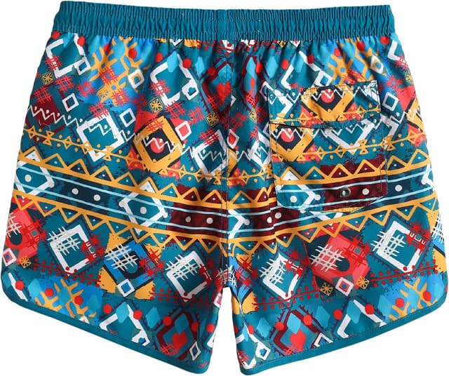 Detalle 2 de MaaMgic Herren Badeshorts Vintage Retro 5-10 Minuten