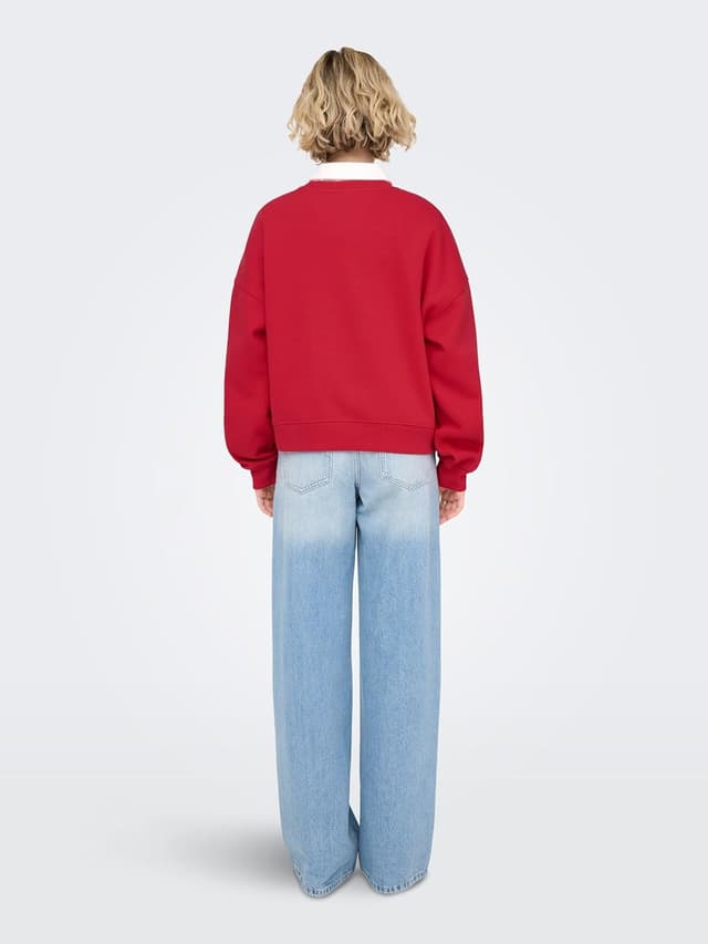 Detalle de Only Onlbest L/S Crew Neck Swt NOOS da donna: felpa basic morbida e intramontabile