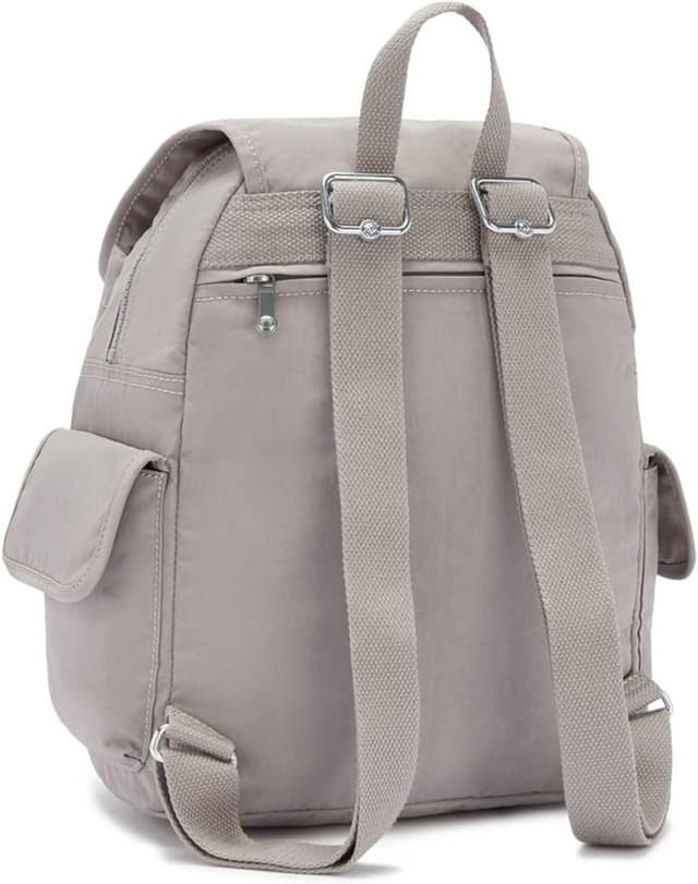 Detalle 2 de Kipling City Pack S Mochila Pequeña Grey 🌆