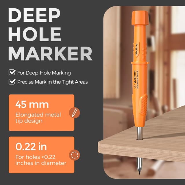 Thumbnail 1 de Nicpro CP3000 matita carpentiere 2,8 mm ✏