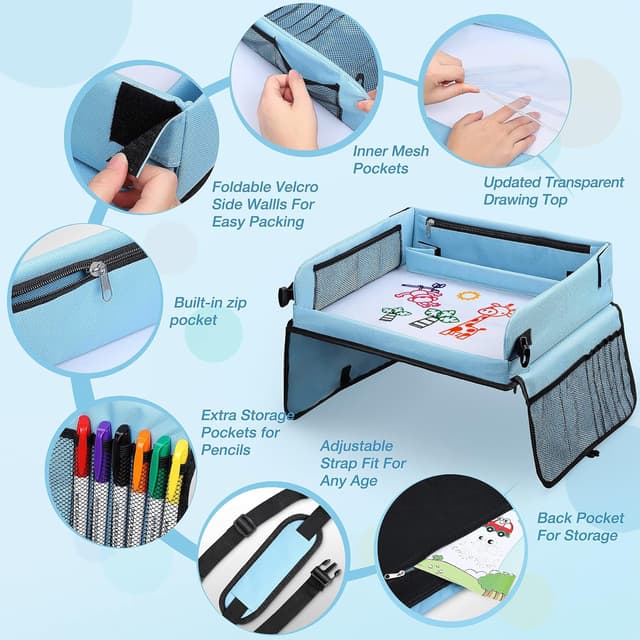 Thumbnail 3 de COOLJOY Travel Tray Kids Travel Tray