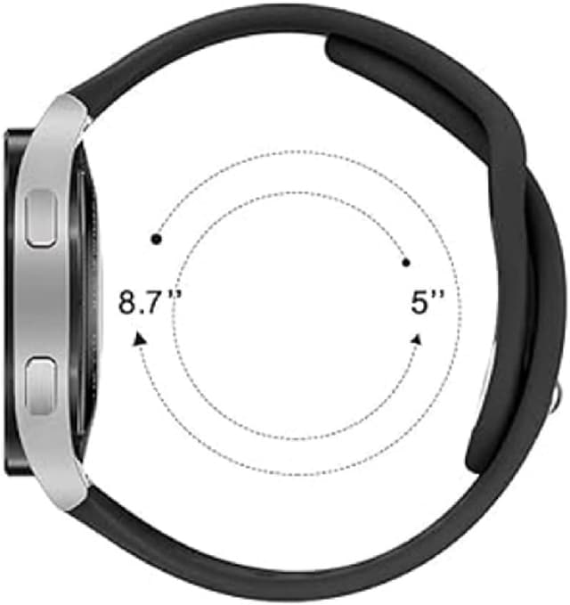 Detalle de FYISWHO 20mm Silicone Watch Strap (Flower Bracelet) for Amazfit GTS, GTR Mini and Active Series