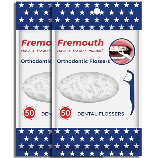 Detalle de Fremouth Orthodontic Flossers for Braces 100