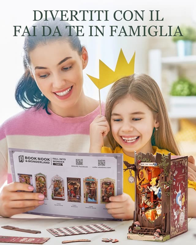 Thumbnail 5 de Rolife Fall into Wonder Book Nook kit 🧩