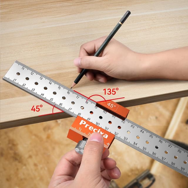 Thumbnail 6 de Equerre Charpentier Preciva 300 mm 🪚