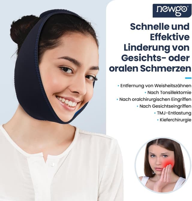 Detalle 2 de NEWGO Weisheitszahn Kühlkompresse 4 Stück 😷