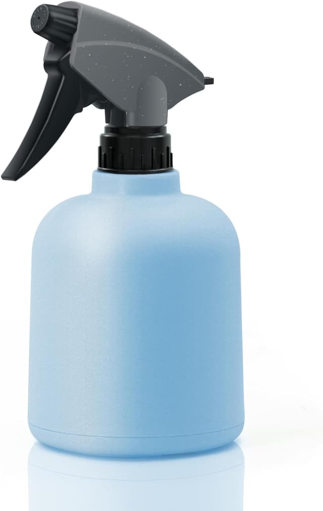 Detalle de RONTADA Plant Mister Spray Bottle (600ML) – Refillable indoor/outdoor trigger mist water sprayer, blue