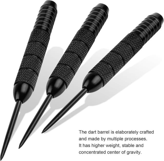 Thumbnail 6 de CyeeLife 12 Pack Steel Tip Darts (22 g) with Aluminium Shafts, PET Flights & Sharpener