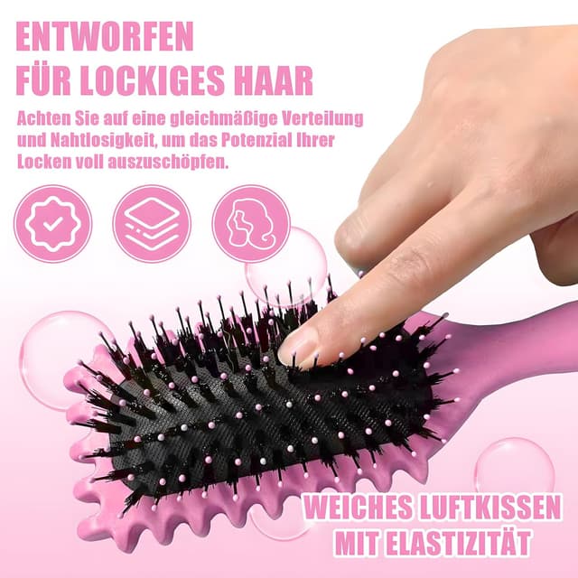 Detalle 2 de Curl Hair Brush Lockenbürste Curl Define Stylingbürste 6,5 cm