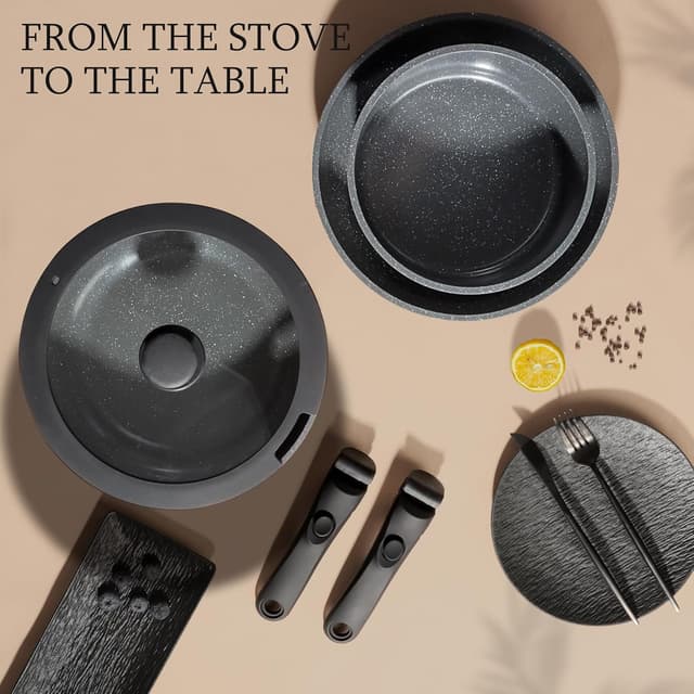 Detalle de GiPP 11-piece nonstick cookware set