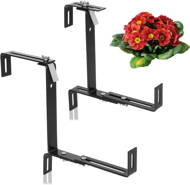 Imagen de COM-FOUR Soporte para jardineras 2x 23 cm en OfertitasTOP