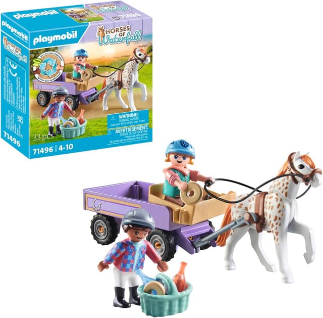 Imagen de PLAYMOBIL 71496 Ponykutsche 4 🐴 en OfertitasTOP