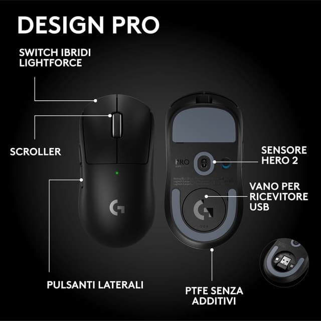 Thumbnail 5 de Logitech G PRO X SUPERLIGHT 2 SE mouse gaming 60 g