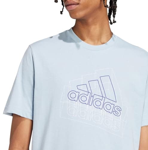 Thumbnail 3 de adidas Hombre Tech BOS Graphic Tee - Wonder Blue 🌟