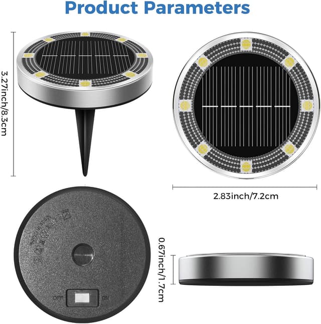 Thumbnail 4 de Peasur Solar Bodenleuchten 6er Set