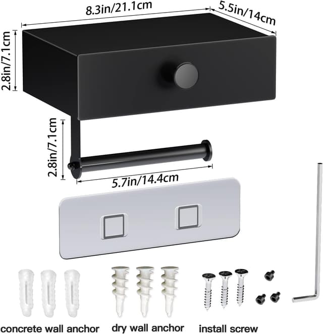 Thumbnail 5 de Voldra Toilettenpapierhalter 21×14×7 cm 🚽