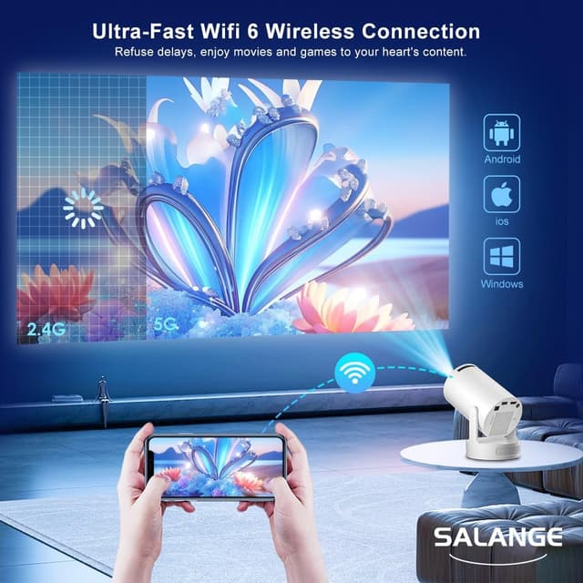 Thumbnail 6 de Salange HY300 Ultra Mini Projector 300 ANSI lumens 📽