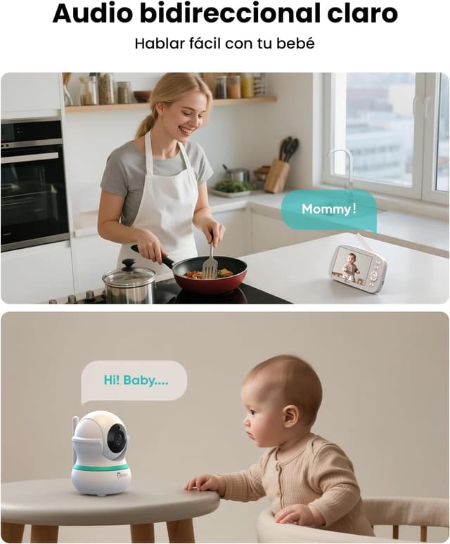 Thumbnail 4 de CAMSTRO Babyphone 5" con 2 cámaras 5000mAh