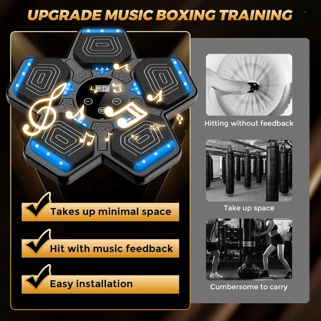 Detalle de LOLBOX 2025 Music Boxing Machine — interactive training 🥊
