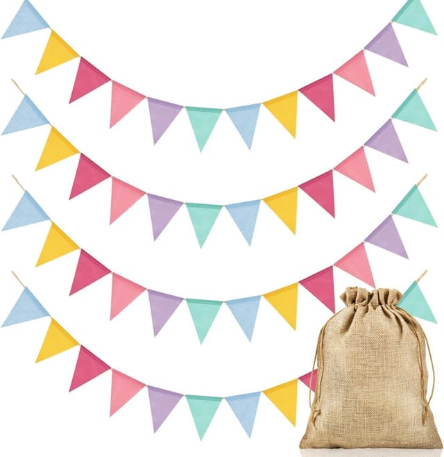 Detalle de Alintor outdoor waterproof bunting 48 flags