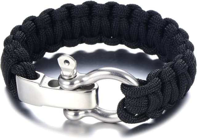 Thumbnail 1 de DonDon Uomo Bracciale Paracord Sopravvivenza