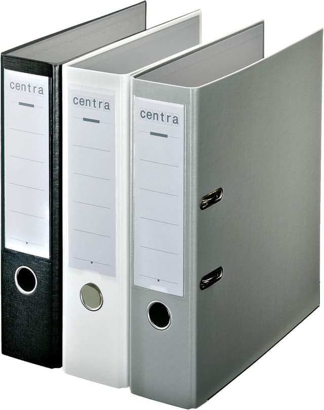 Detalle 2 de Leitz Centra Standard-Ordner mint (8 cm Rückenbreite) – 20 Stück, A4