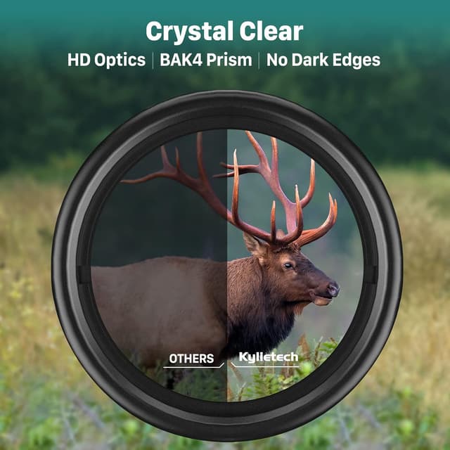 Thumbnail 6 de Kylietech High Power 12x42 Roof Prism Binoculars with Smartphone Adapter (BAK4, FMC, waterproof & fogproof)