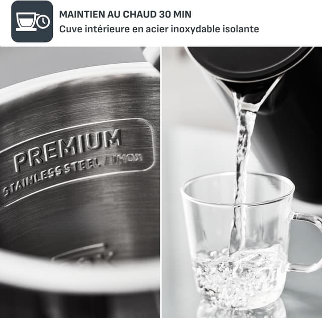 Thumbnail 6 de Tefal KO854830 Bouilloire 1 L, 5 tempĂ©ratures, maintien 30 min đ