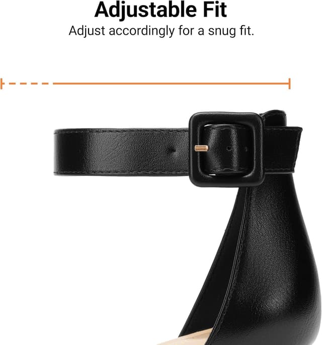 Thumbnail 6 de DREAM PAIRS Scarpe décolleté con tacco grosso e punta (pump) per donna