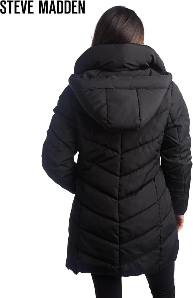 Thumbnail 6 de Steve Madden Womens Long Puffer Coat