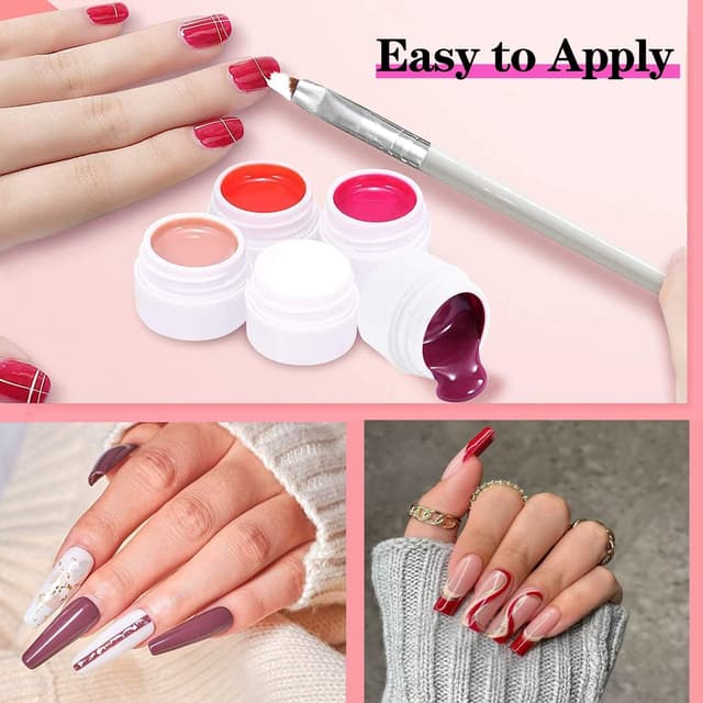 Detalle de GOFLORDEN Smalto Unghie UV/LED semipermanente 36 colori (38 pz) per nail art