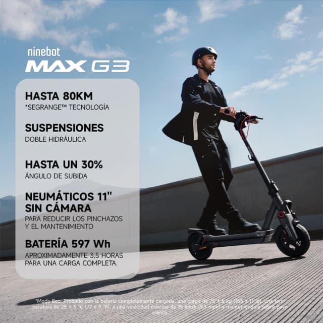 Thumbnail 5 de Segway Ninebot MAX G3 patinete 80 km 🛴