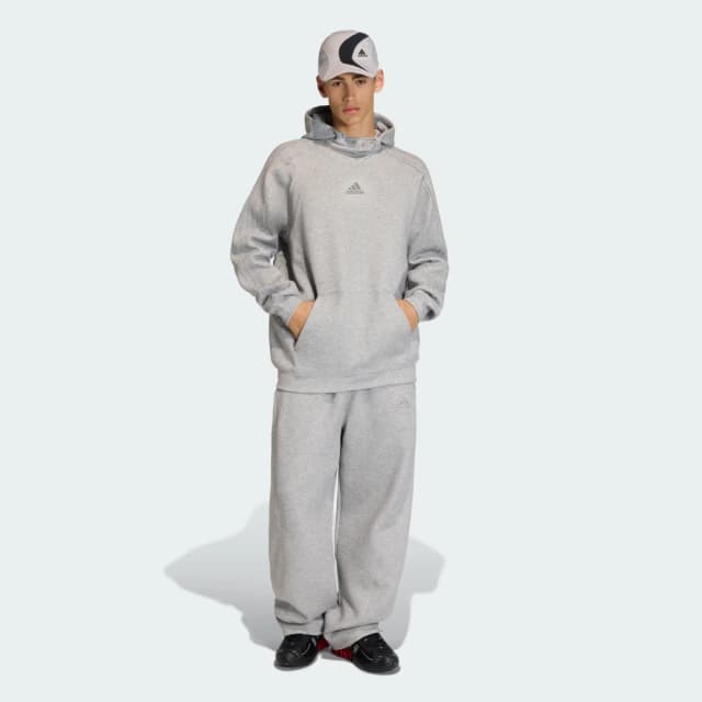 Thumbnail 2 de Adidas SUDADERA CON CAPUCHA SPACER CUTLINE Gris