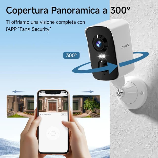 Thumbnail 6 de fanxiang Telecamera WiFi esterno 2K