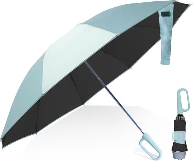 Thumbnail 6 de TUMAAOTU Compact Inverted Umbrella with Never Forget Carabiner Handle – windproof travel umbrella, auto open/close
