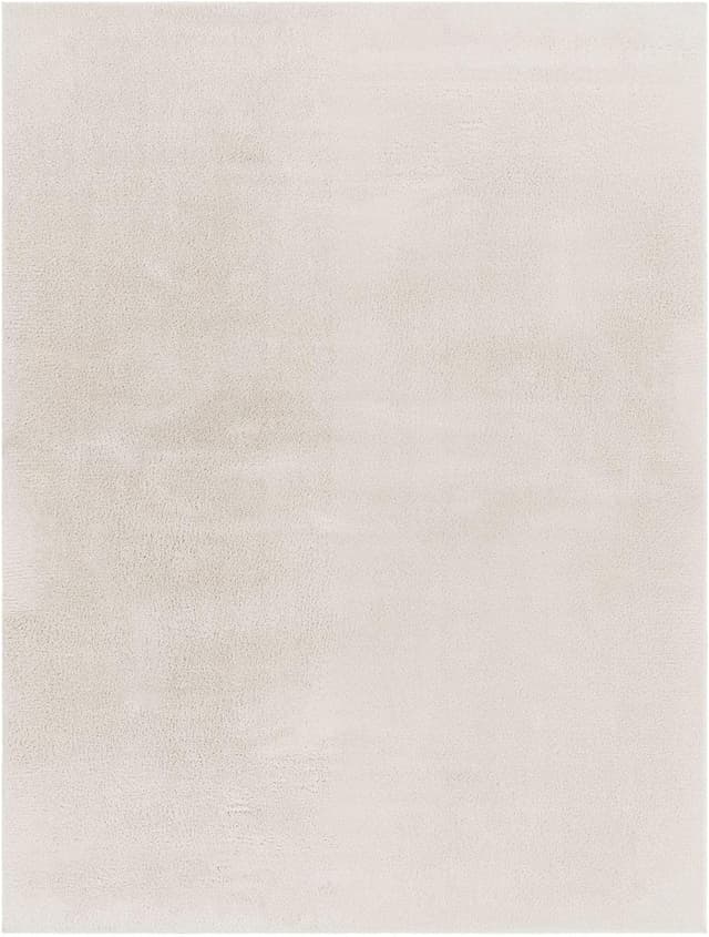 Detalle de TT Home Wohnzimmer-Teppich Kurzflor Anti-Rutsch 100% Polyester, Creme – 200×280 cm