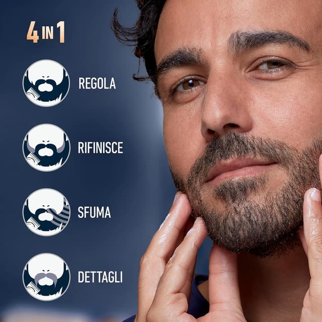 Detalle de King C. Gillette Rasoio elettrico barba Pro con 40 impostazioni e rifinitore di precisione