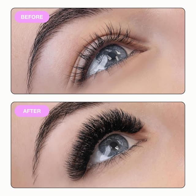 Detalle de Curacoro Promade 500 Fans 7D-0.05 CC Curl Lash Extensions (12mm) — Handmade Volume Lash Fans