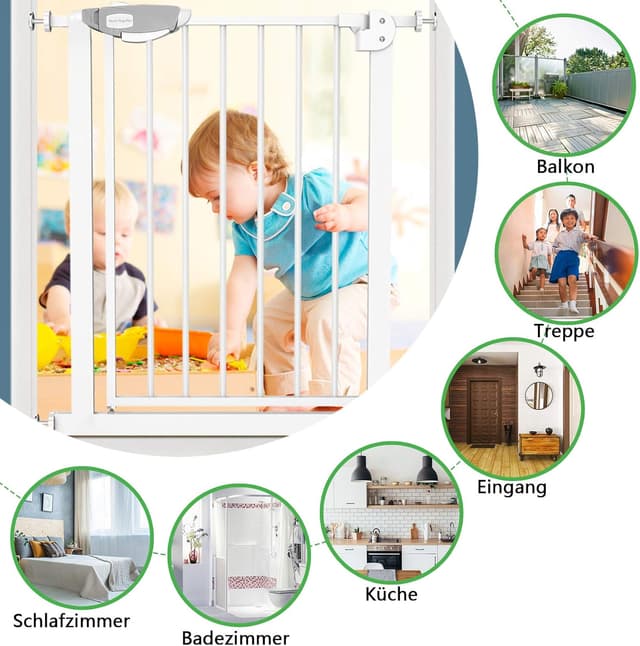 Thumbnail 4 de UISEBRT Treppenschutzgitter 105–115 cm ohne Bohren