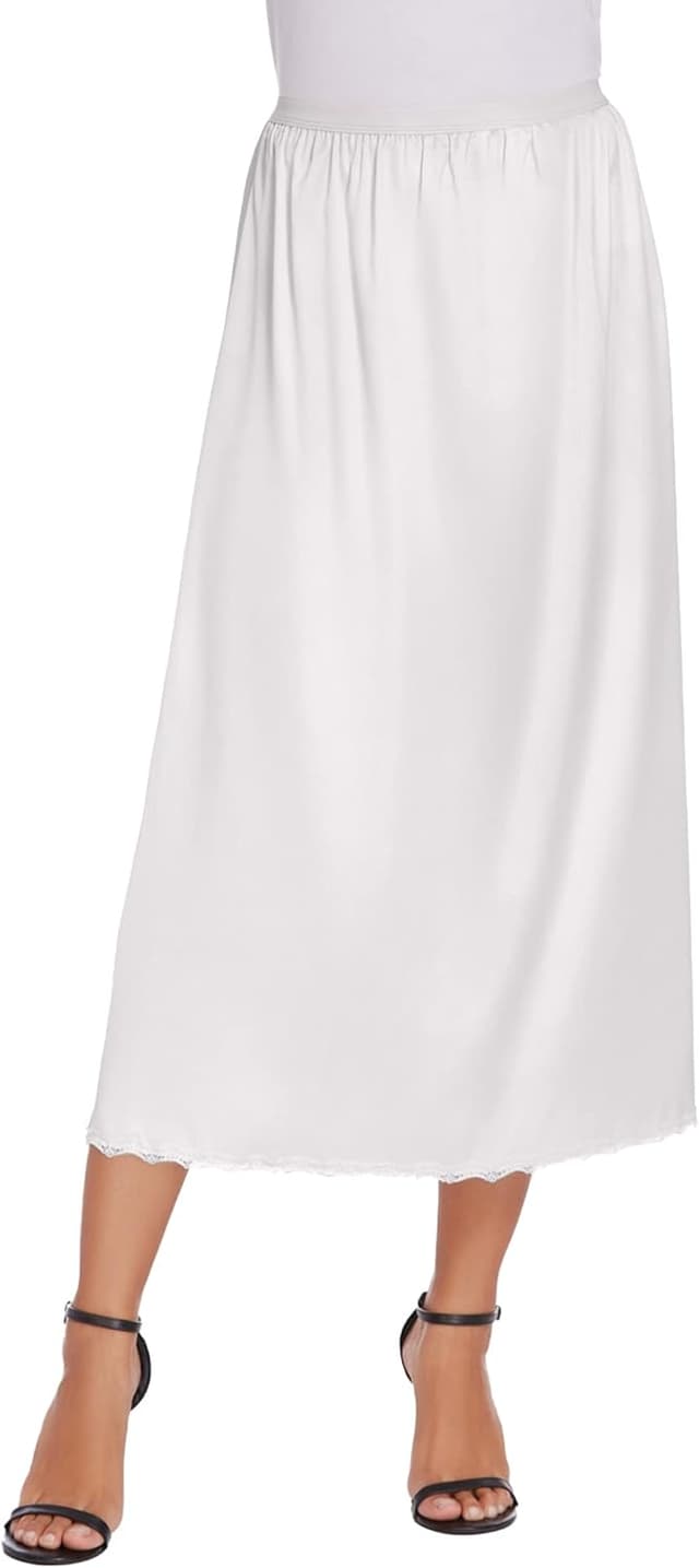 Imagen de Avidlove Jupon long en satin pour femme en OfertitasTOP