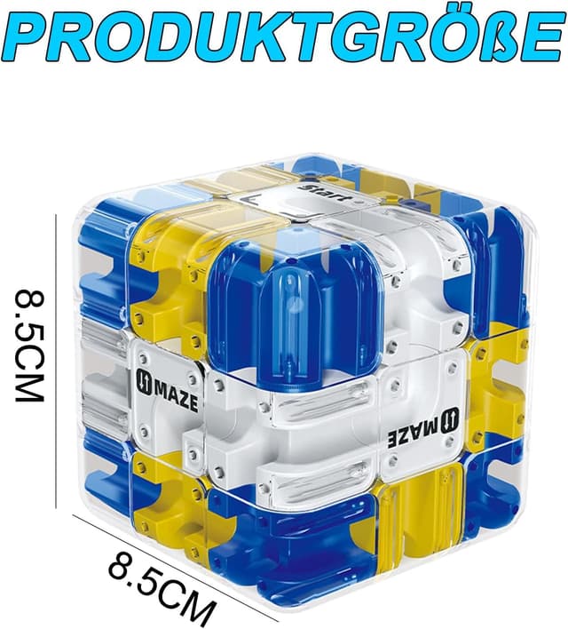 Thumbnail 6 de Large Zauberwürfel 3D Labyrinth Puzzle 8,5 cm
